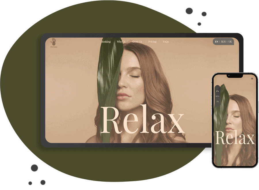 Responsive Web Design for Massage Services based in Bratislava, Slovakia.
