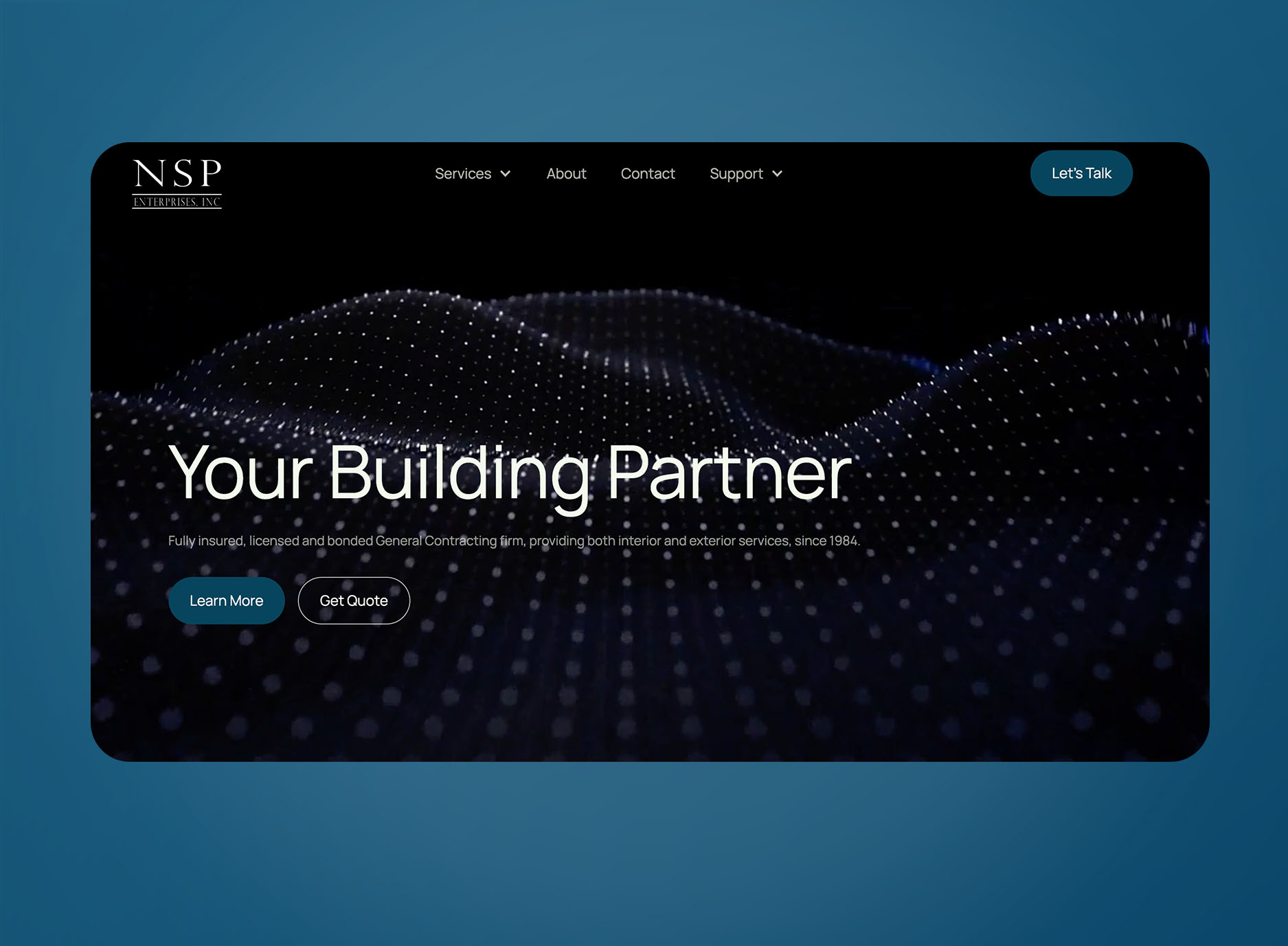 Responsive Web Design for construction company based in Queensland, Australia.