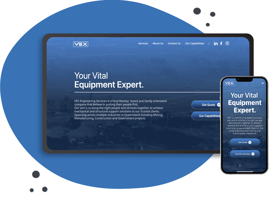 Responsive Web Design for construction company based in Queensland, Australia.